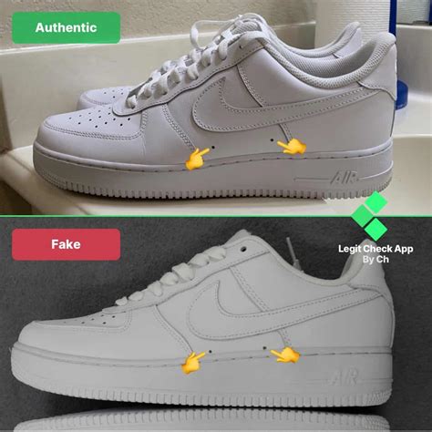 how to spot nike air force 1s